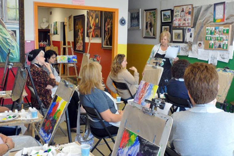 art healing class orange county mission art center