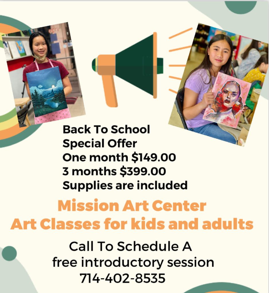 mission art center classes