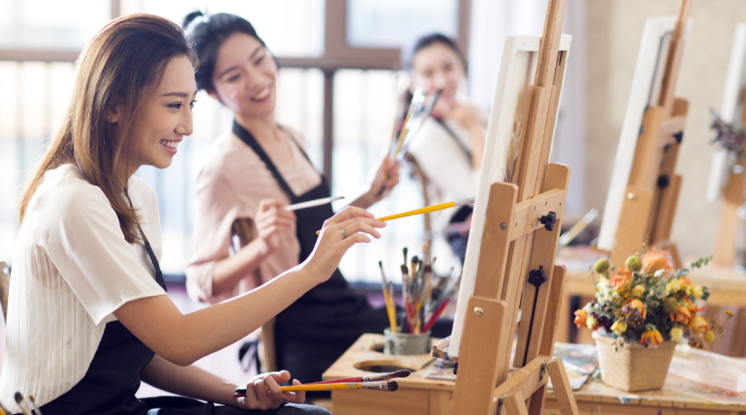 mission art center medium painting