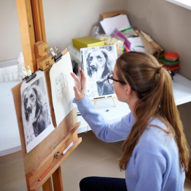 young teenager art class-orange county ca